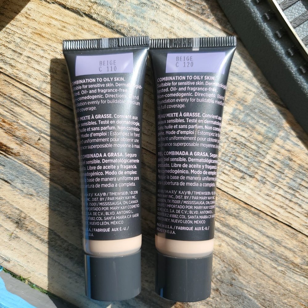 Beige C 120 Matte 3D Foundation - Combo to Oily Skin - Timewise Mary Kay - Picture 5 of 5